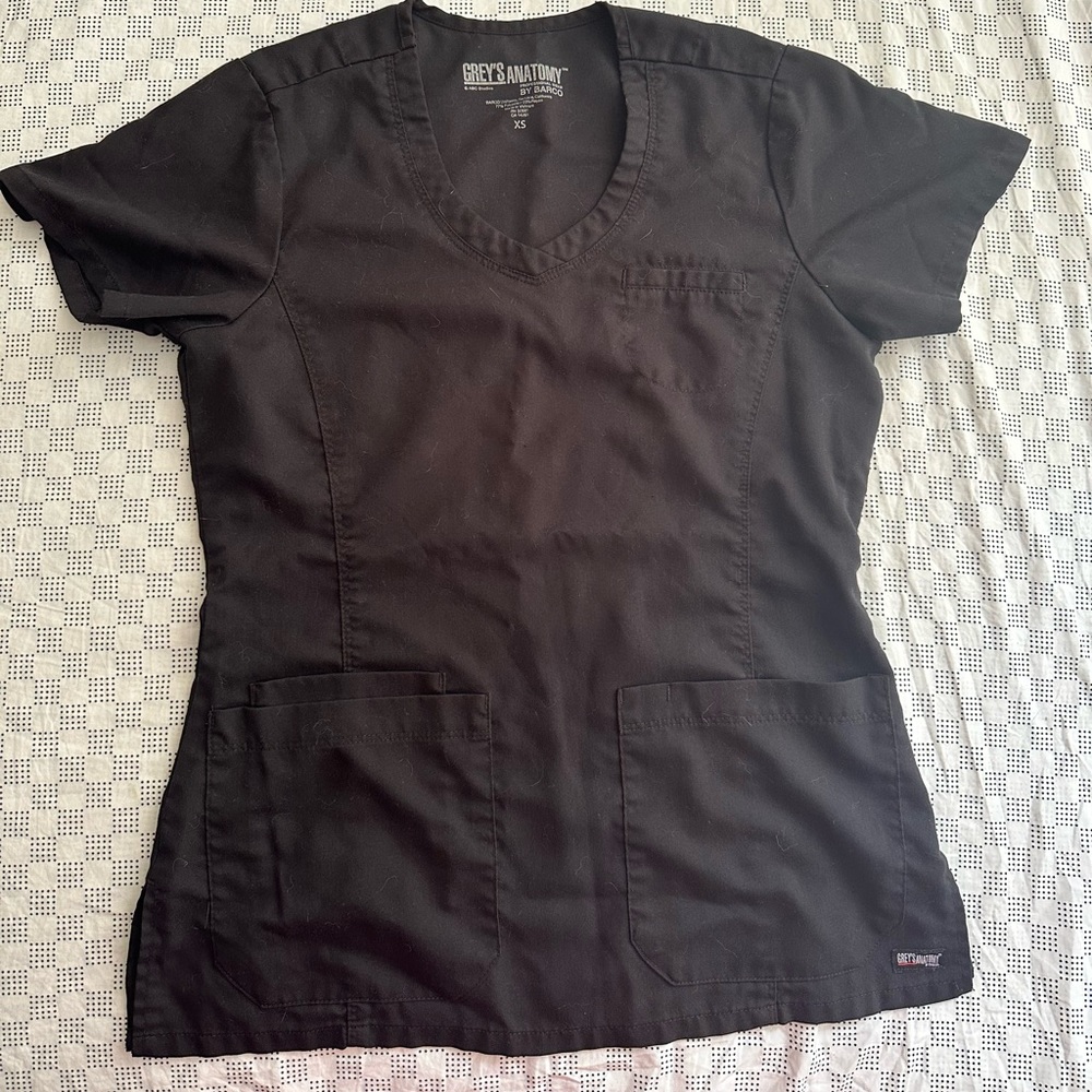Grey’s Anatomy scrub black set